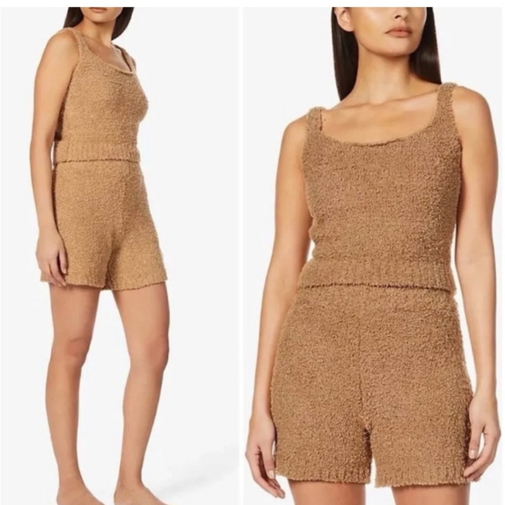 SKIMS Cozy Tan Sleepwear Set